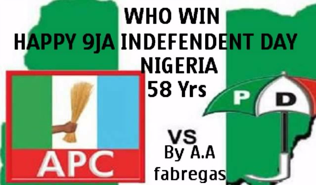 Happy indefendence day nigerian 58 yeas ago